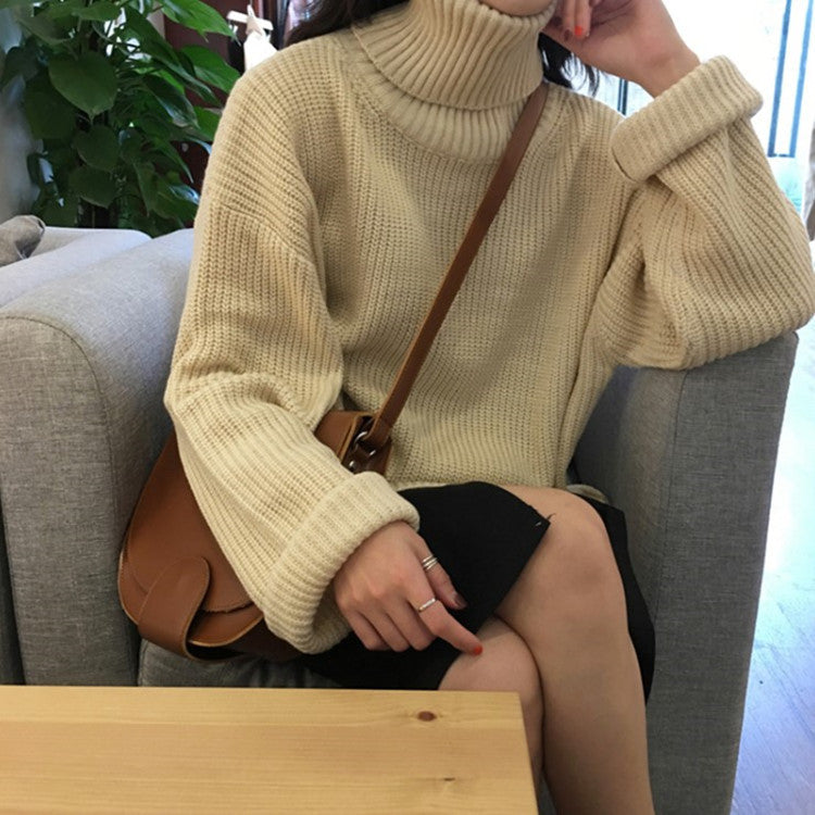 Vintage Cocoon Turtleneck Sweater