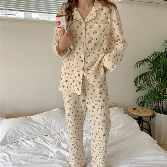 100% cotton pajamas - Autumn Flora