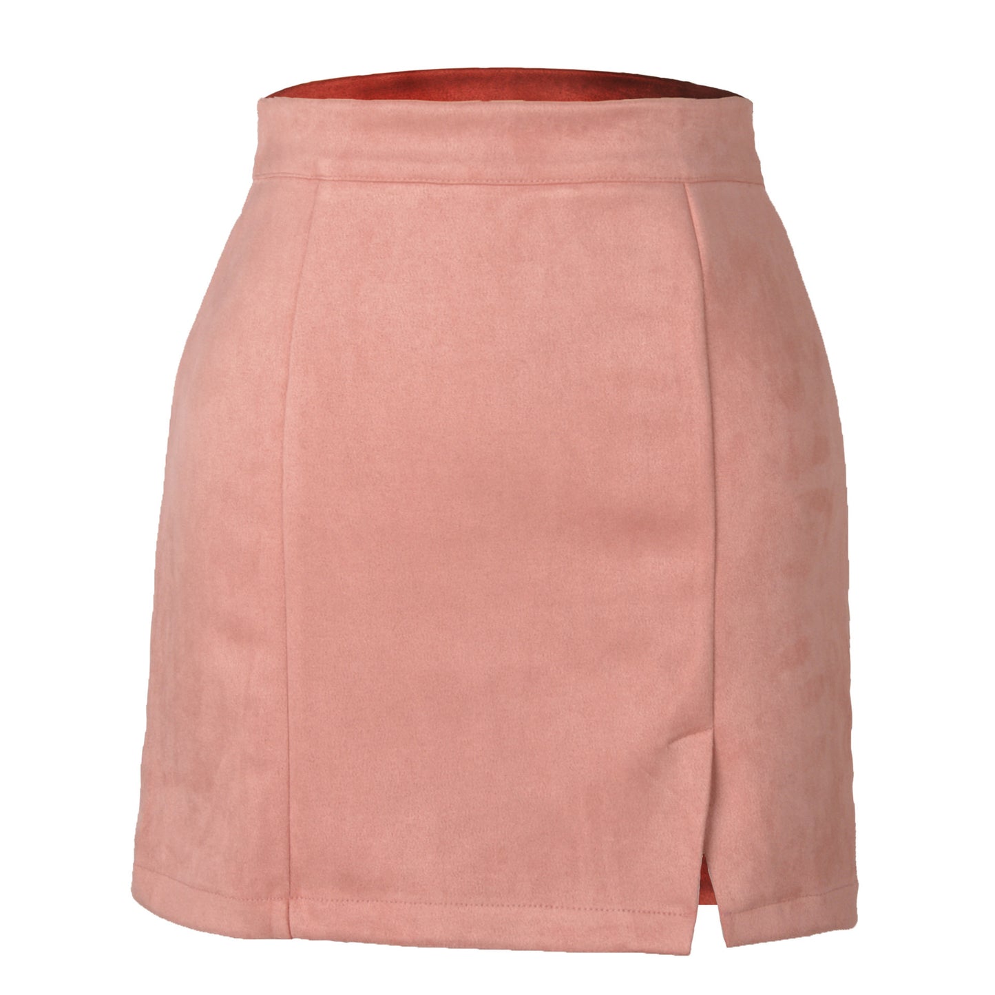 Autumn And Winter Suede A-Line Korean Style High Waist Fashion Sexy Skirt