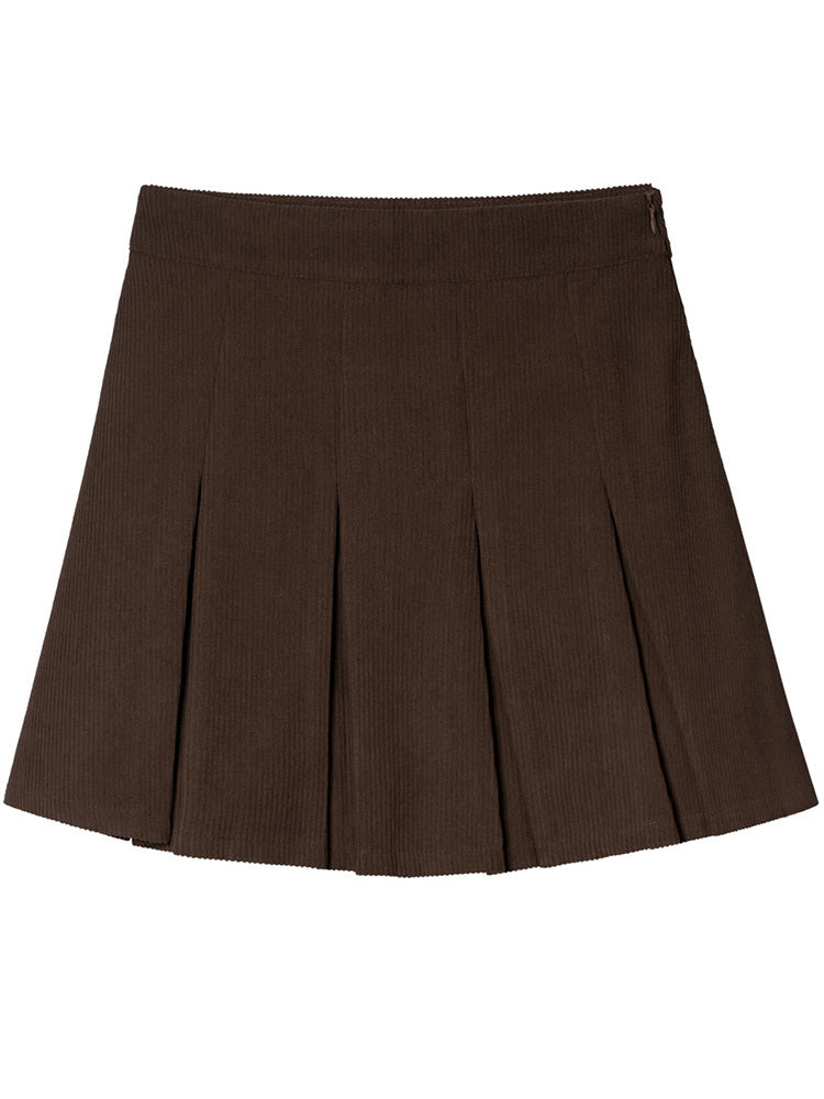 Léonie Skirt – Pleated High Waist 100% Cotton