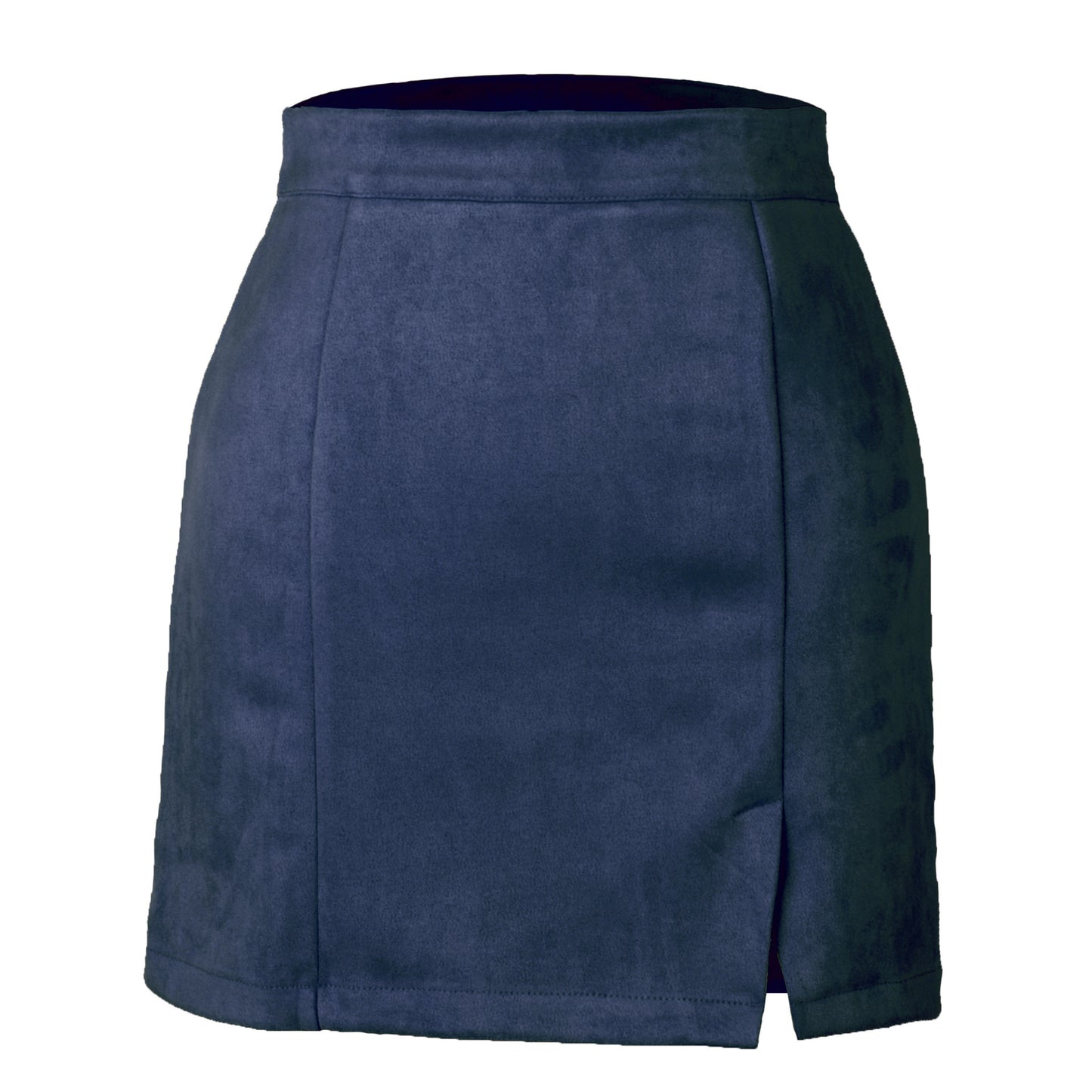 Autumn And Winter Suede A-Line Korean Style High Waist Fashion Sexy Skirt