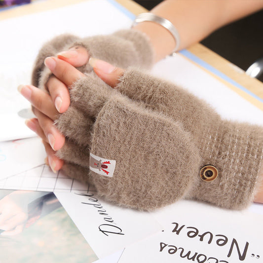 Autumn Softness Knitted Gloves