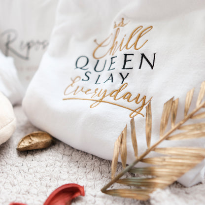 Hooded Sweatshirt - Chill Queen Slay Everyday