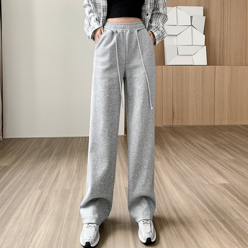 Elastic Waist Relaxed Pants